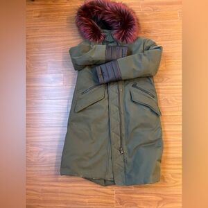 Soia & Kyo Black and Olive Jacket